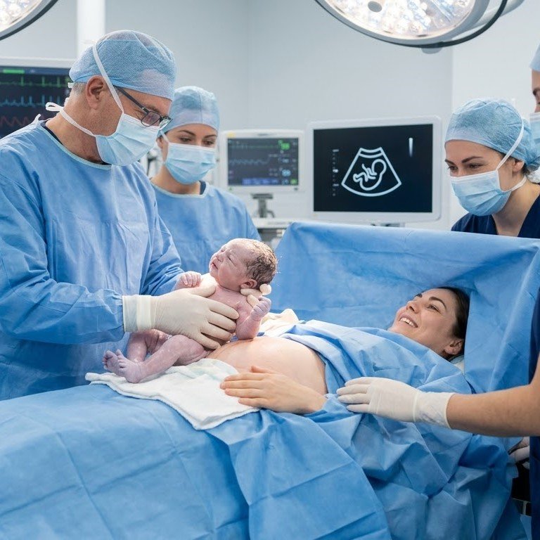 C-section